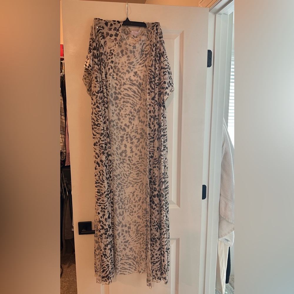 Pink Lily duster/kimono
